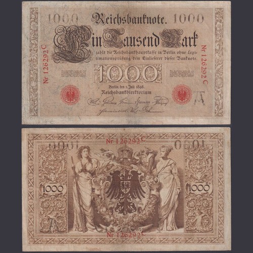 Deutsches reich 1000 mark - deutsches,
