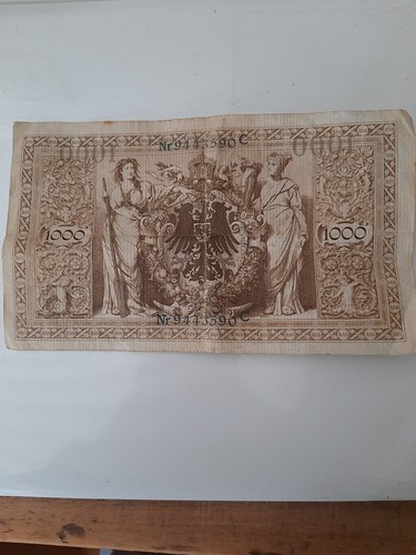 1000 mark reichsbanknote - 1000,