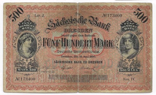 1000 mark 1890 - 1000, 7a