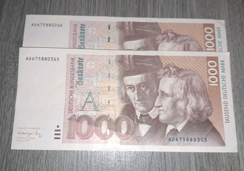 1000 dm deutsche mark - dm,