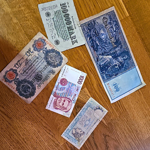 Papiergeld lot weltbanknoten - lot,