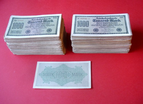 100 stück reichsbanknoten - 100,