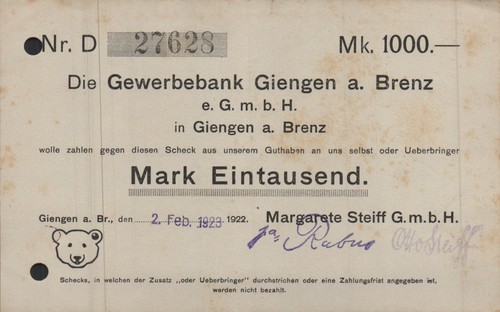 Giengen margarete steiff - -,