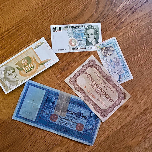 Papiergeld lot italien - papiergeld,