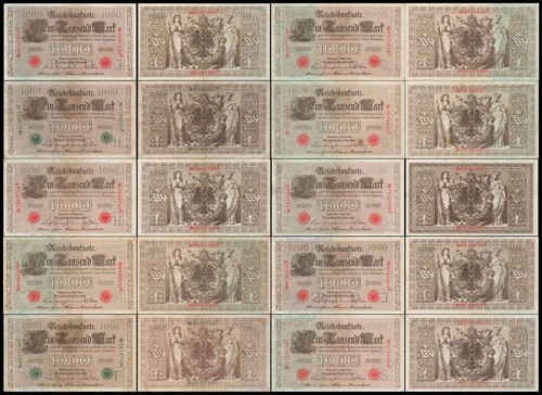 Lot 1000 mark - x, 1910