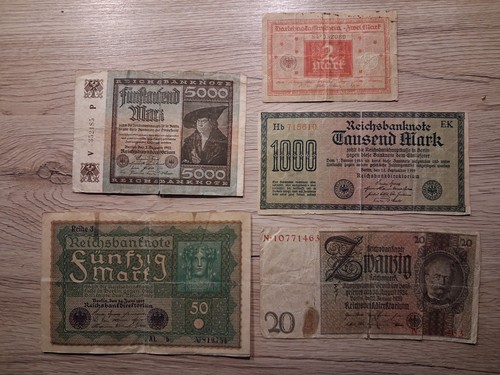Reichsbanknote 5000 mark - reichsbanknote,