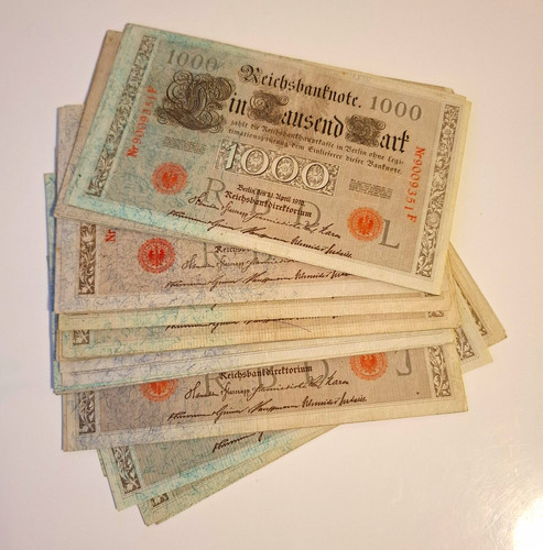 Lot sammlung reichsbanknoten - sammlung,