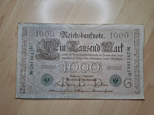 1000 mark reichsbanknote - mark,
