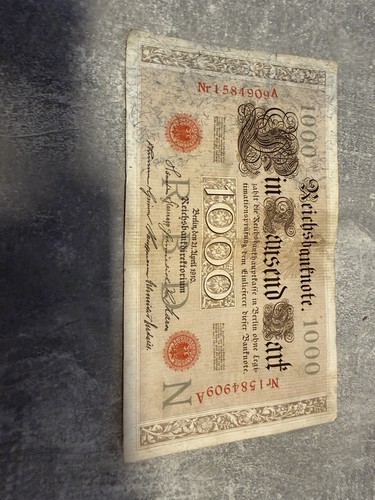 Deutsches reich reichsbanknote - deutsches,