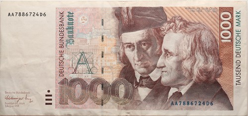 1000 deutsche mark 1991 - 1000,