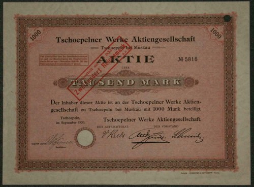 Tschoepelner werke - 50,