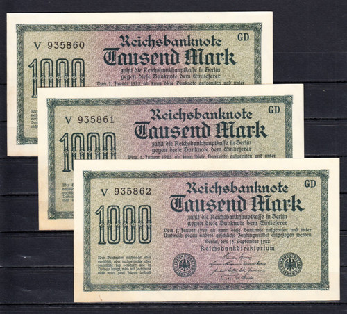 1000 mark 1922 - 1000,