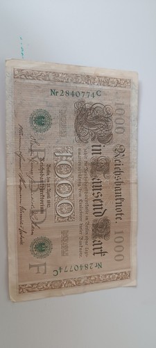 Reichsmark 1000er banknote von - reichsmark,
