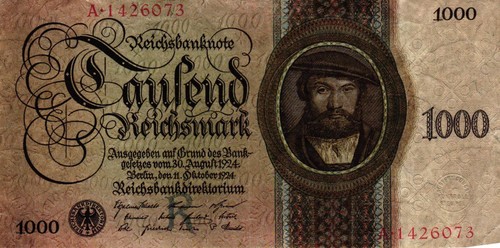 172a 1000 mark 1924 serie - mark,