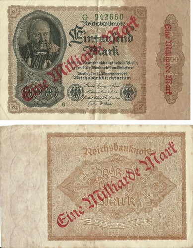 Geldscheine reichsmark auswahl - geldscheine,