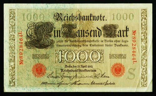 Deutschland 1000 mark - mark, 1910
