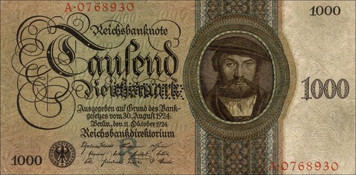 172m 1000 reichsmark 1924 - 1000,