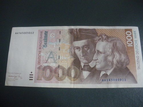 Gut erhaltener 1000 - .-, dm