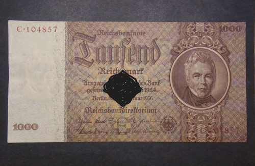 Alte geldschein 1000 - 1000, 1924