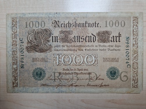 Reichsbanknote 1000 mark - 1000,
