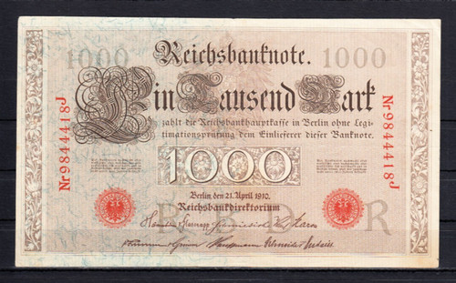1000 mark 1910 - mark, 21.4.1910/