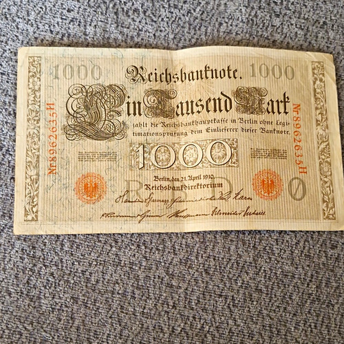 Reichsbanknote 1000 mark - 1,
