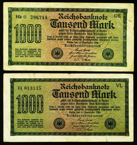 Deutschland 1000 mark 1922 - 1000,