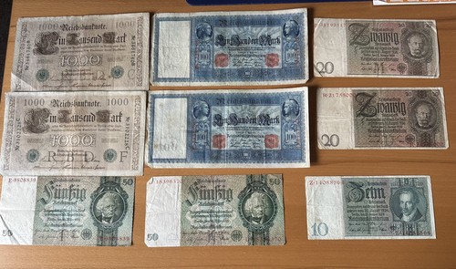 Reichsbanknote konvolut - reichsbanknote,