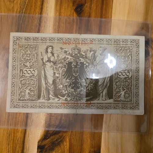 1000 mark reichsbanknote 1910 - mark,