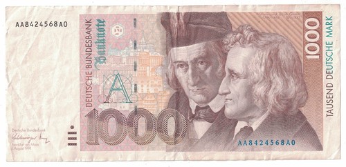 Deutschland 1000 mark 1991 - deutschland,