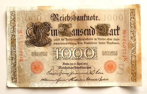 Reichsbanknote 1000 mark - mark,