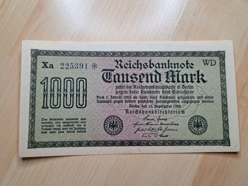 1000 reichsmark reichsbanknote - 1000,