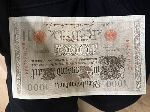 Deutsches reich reichsbanknote - deutsches,