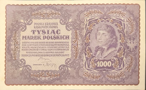 Polen banknote 1000 pol - 1000, mark