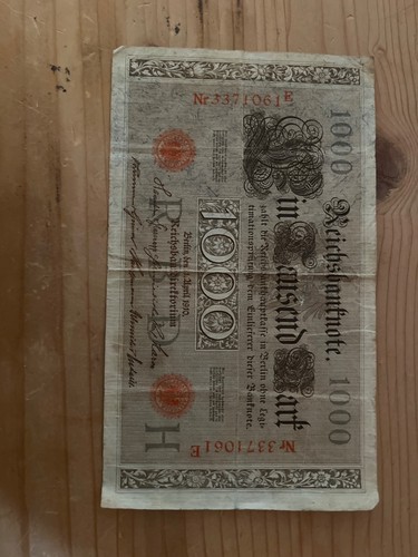 1000 mark reichsbanknote - 1000,