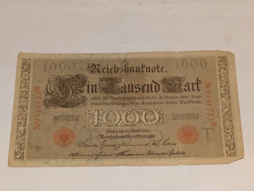 Reichsbanknote 1000 mark - 1000,