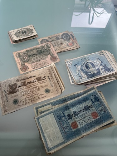 Konvolut reichsbanknoten - konvolut,