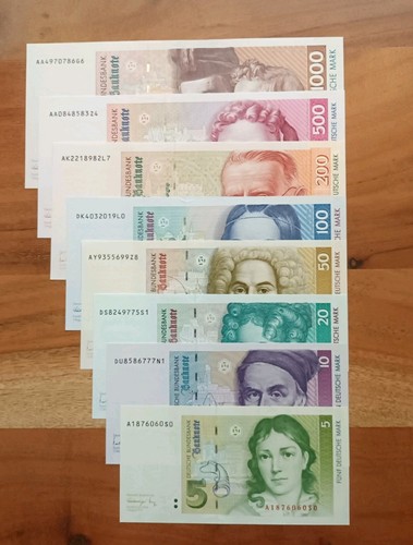 Deutsche mark scheine 1000 - scheine,