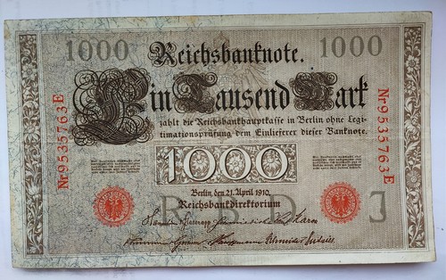 1000 mark reichsbanknote - mark,
