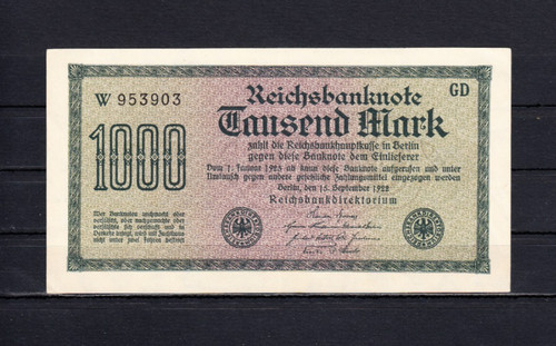 1000 mark 1922 ro - 1000,