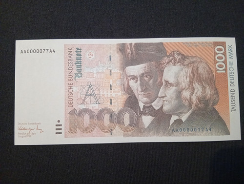 Deutsche mark 1000 - mark,,