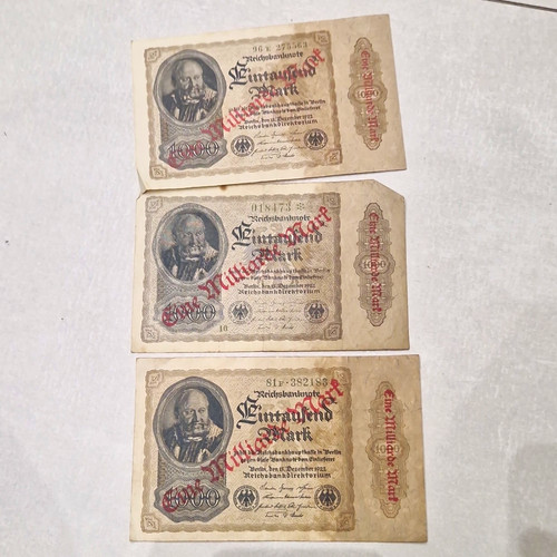 Konvolut reichsbanknoten 1000 - konvolut,