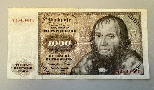 1000 geldschein deutsche - dm,