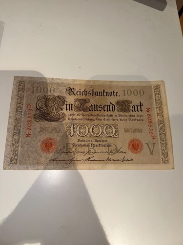 Reichsbanknote deutschland - reichsbanknote,