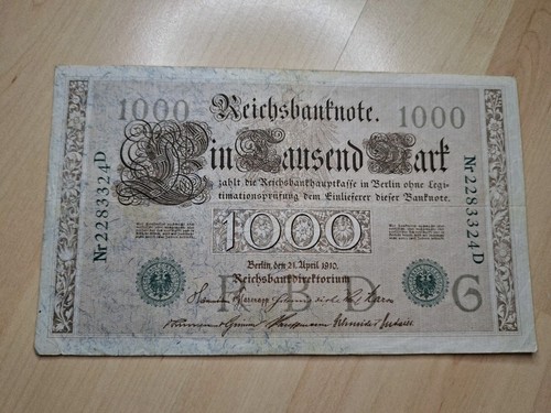 1000 reichsmark reichsbanknote - 1000,