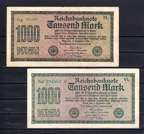 1000 mark 1922 ro - 15.9.1922, (ro