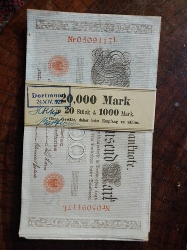 Bündel stk 1000 mark - bündel,