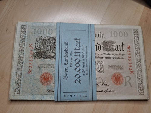 Bündel 1000 mark 1910 - bündel,