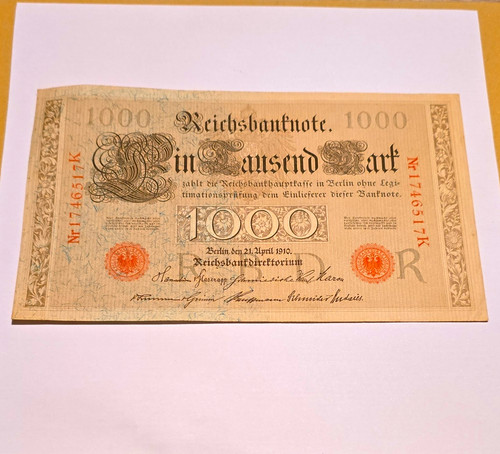Reichsbanknote 1000 mark - 1000,