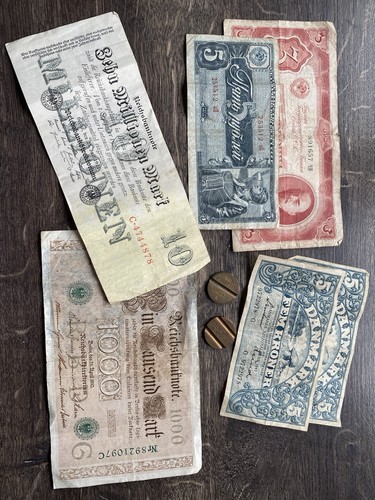 Lot sammlung papiergeld - &,